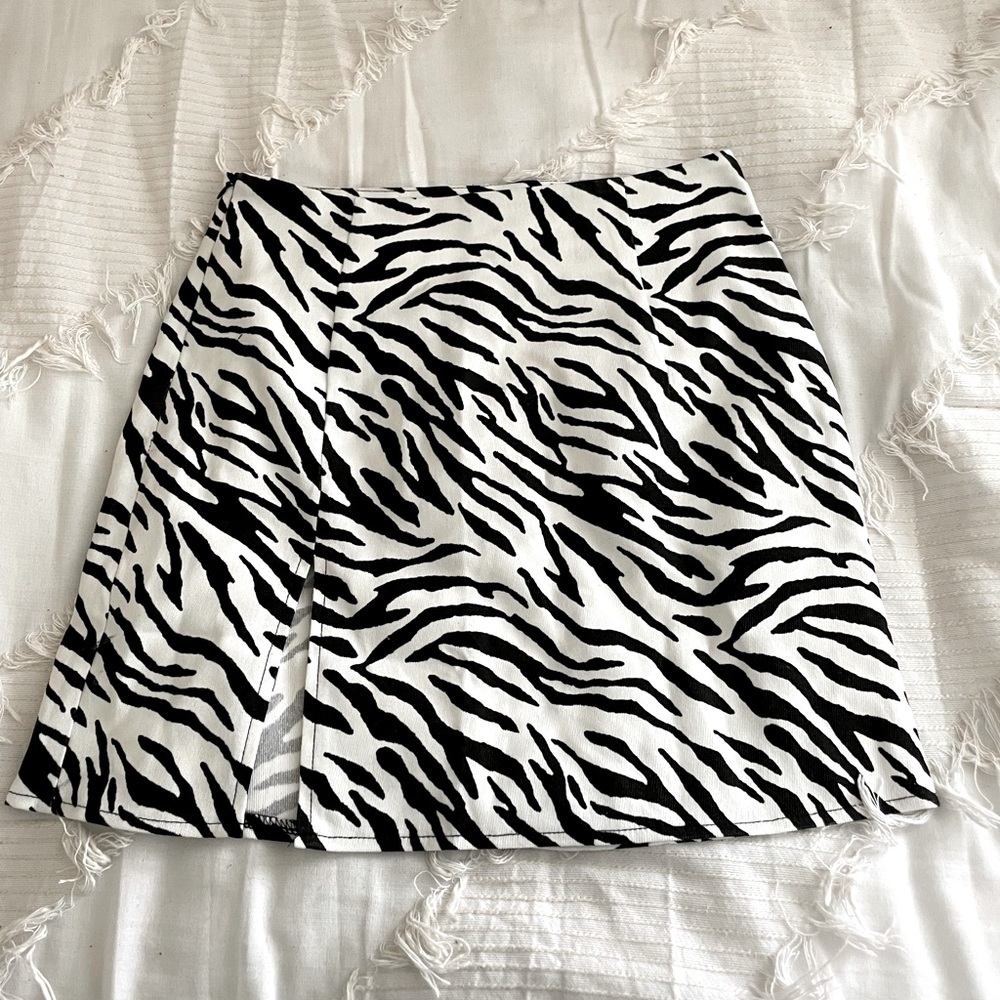 zebra miniskirt